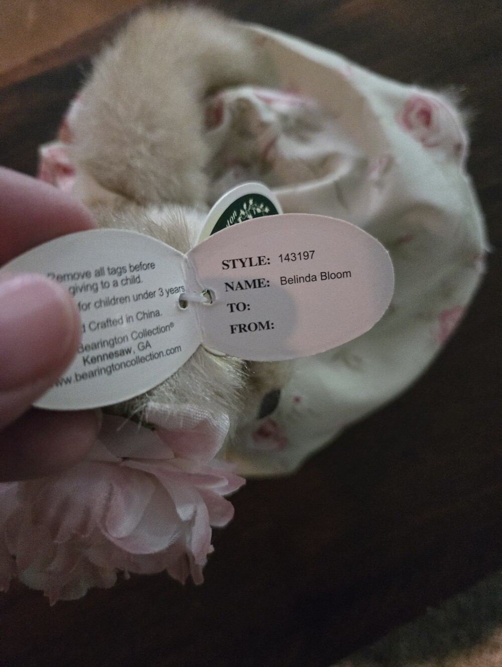 The Bearington Collection Bear - Belinda Bloom - Picture 4 of 4